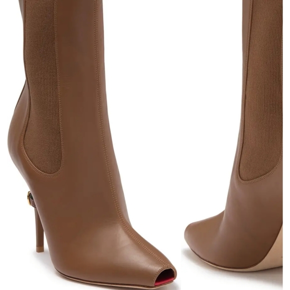 Burberry peeptoe Chelsea boots - Picture 3 of 7